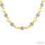 Gold Vermeil Bold Mariner Link Diamond Fashion Necklace