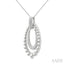 Bead Bijoux Silver Bold Diamond Fashion Pendant
