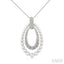 Silver Bold Bead Diamond Fashion Pendant