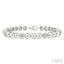 Bead Bijoux Silver Bold Diamond Fashion Bracelet