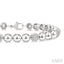 Bead Bijoux Silver Bold Diamond Fashion Bracelet