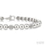 Silver Bold Bead Diamond Fashion Bracelet