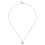 Bujukan Sterling Silver Diamond Flower Pendant