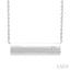 Silver Bar Diamond Fashion Pendant