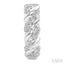 Silver Curb & Cuban Diamond Hoop Earrings