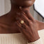 Honeycomb Diamond Fashion Ring