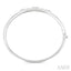 Silver Mixed Shape Gemstone & Diamond Bangle