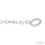 Silver Circle Toggle Diamond Fashion Bracelet