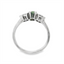 Oval Diamond Three Stone Engagement Ring