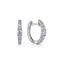 Diamond Huggie Hoop Earrings
