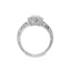 Princess-cut Diamond Halo Engagement Ring
