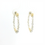 Diamond Inside-Out Hoop Earrings