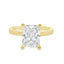 Radiant-cut Diamond Solitaire Engagement Ring