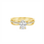 Miosogno Oval Diamond Split Shank Engagement Ring