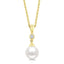 Pearl & Diamond Drop Pendant