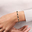 Bujukan Black Onyx & Diamond Bangle Bracelet