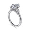 Oval Diamond Three Stone Engagement Ring