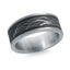 Men's Tantalum & Carbon Fiber Wedding Ring