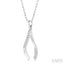 Wishbone Diamond Fashion Pendant