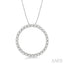 Circle Diamond Pendant