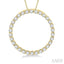 Circle Diamond Pendant