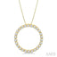 Circle Diamond Pendant