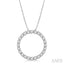Circle Diamond Pendant