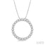 Circle Diamond Pendant