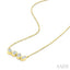 Mixed Shape Diamond Bar Necklace