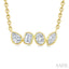 Mixed Shape Diamond Bar Necklace