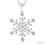 Snowflake Diamond Fashion Pendant