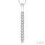Vertical Bar Diamond Pendant