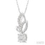 Round Shape Lovebright Diamond Fashion Pendant