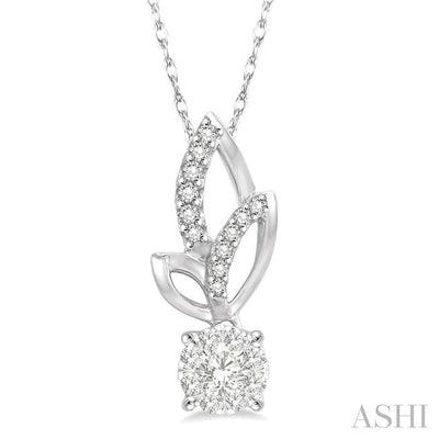 Round Shape Lovebright Diamond Fashion Pendant