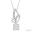 Round Shape Lovebright Diamond Fashion Pendant