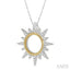 Sunburst Diamond Fashion Pendant
