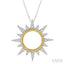 Sunburst Diamond Fashion Pendant