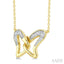 Wings Interlock Diamond Fashion Pendant