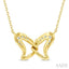 Wings Interlock Diamond Fashion Pendant