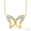 Wings Interlock Diamond Fashion Pendant