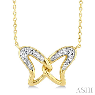 Wings Interlock Diamond Fashion Pendant