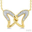 Wings Interlock Diamond Fashion Pendant