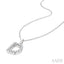 Classic 'D' Initial Diamond Pendant