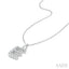 Classic 'E' Initial Diamond Pendant