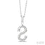Classic 'S' Initial Diamond Pendant