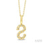 Classic 'S' Initial Diamond Pendant