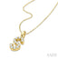 Classic 'S' Initial Diamond Pendant