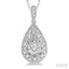 Pear Shape Diamond Pendant