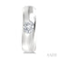 Oval Shape Bezel Set Diamond Huggie Fashion Earrings
