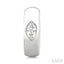 Marquise Shape Bezel Set Diamond Huggie Fashion Earrings